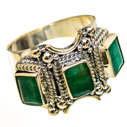 Emerald Rings handcrafted by Ana Silver Co - RING111057 - Photo 2