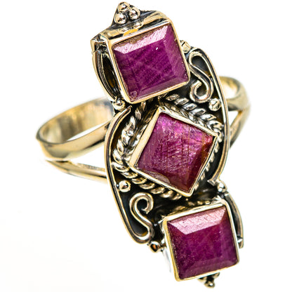 Ruby Rings handcrafted by Ana Silver Co - RING111063 - Photo 2