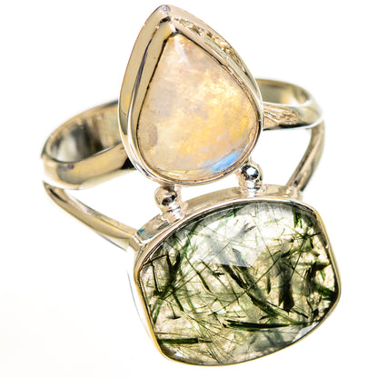 Tourmalinated Quartz Rings handcrafted by Ana Silver Co - RING111070 - Photo 2