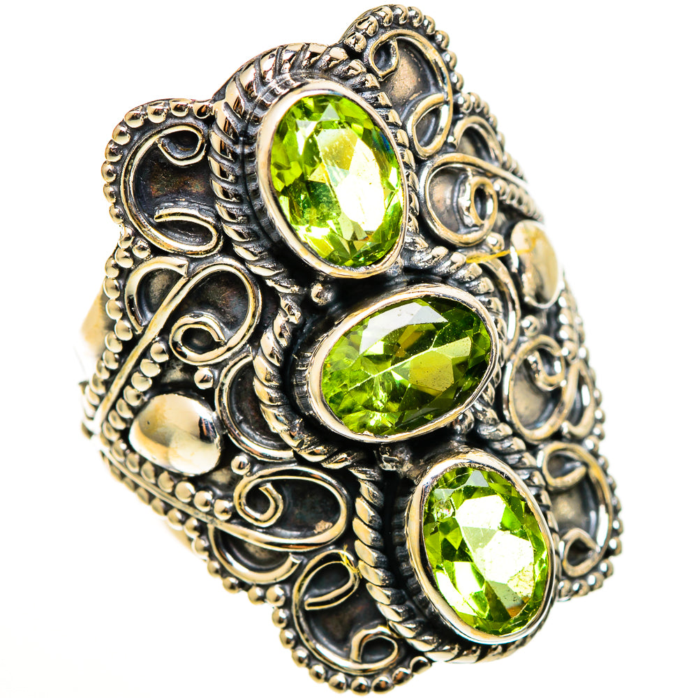 Peridot Rings handcrafted by Ana Silver Co - RING111086 - Photo 2