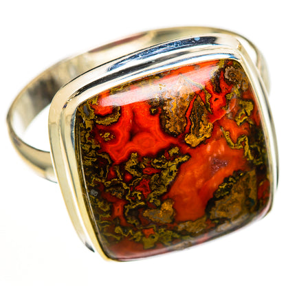 Moroccan Agate Rings handcrafted by Ana Silver Co - RING111087 - Photo 2