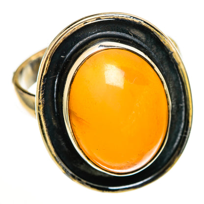 Peach Moonstone Rings handcrafted by Ana Silver Co - RING111089 - Photo 2