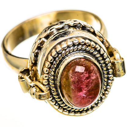 Watermelon Tourmaline Rings handcrafted by Ana Silver Co - RING111090 - Photo 2
