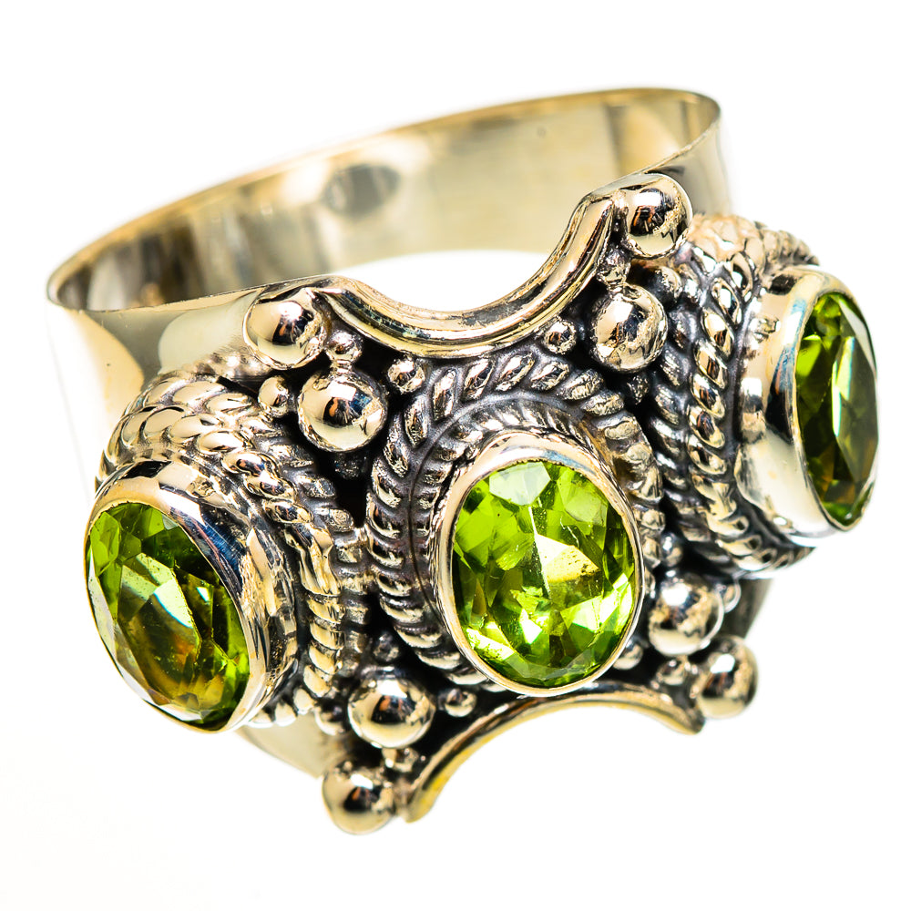 Peridot Rings handcrafted by Ana Silver Co - RING111113 - Photo 2