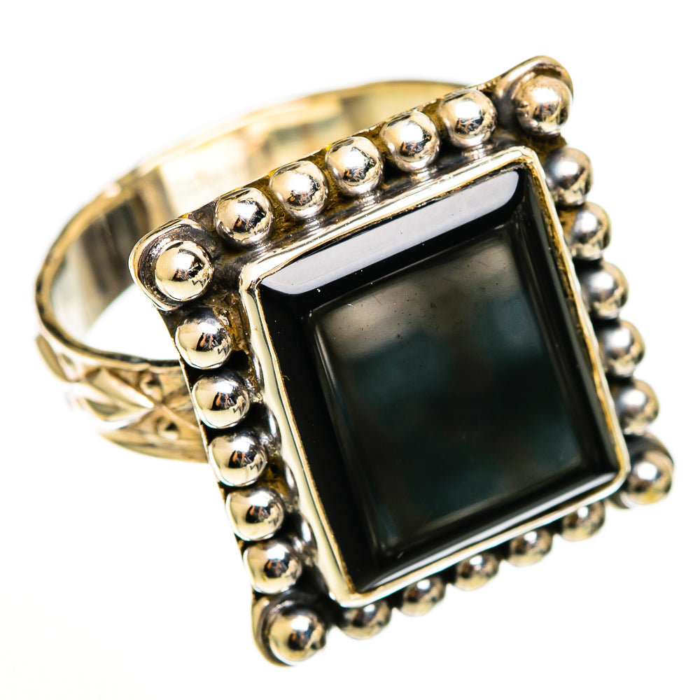 Black Onyx Rings handcrafted by Ana Silver Co - RING111123 - Photo 2
