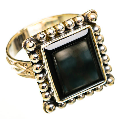 Black Onyx Rings handcrafted by Ana Silver Co - RING111123 - Photo 2