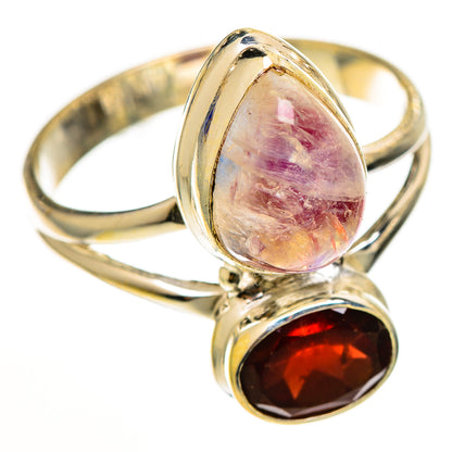 Pink Moonstone Rings handcrafted by Ana Silver Co - RING111131 - Photo 2