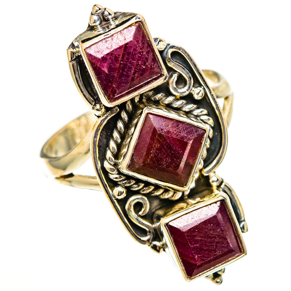 Ruby Rings handcrafted by Ana Silver Co - RING111143 - Photo 2