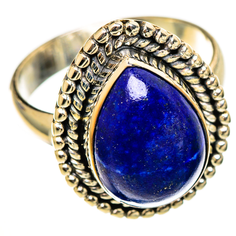 Lapis Lazuli Rings handcrafted by Ana Silver Co - RING111161 - Photo 2