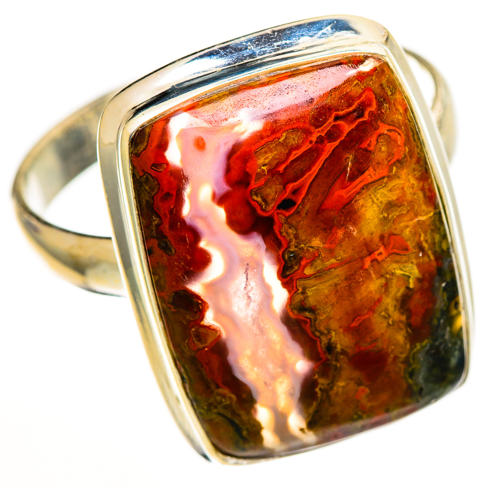 Moroccan Agate Rings handcrafted by Ana Silver Co - RING111167 - Photo 2