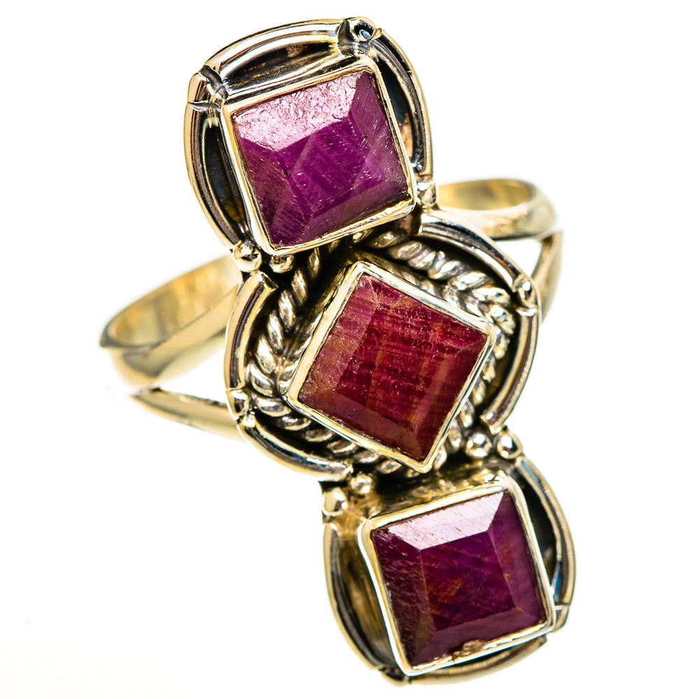 Ruby Rings handcrafted by Ana Silver Co - RING111170 - Photo 2