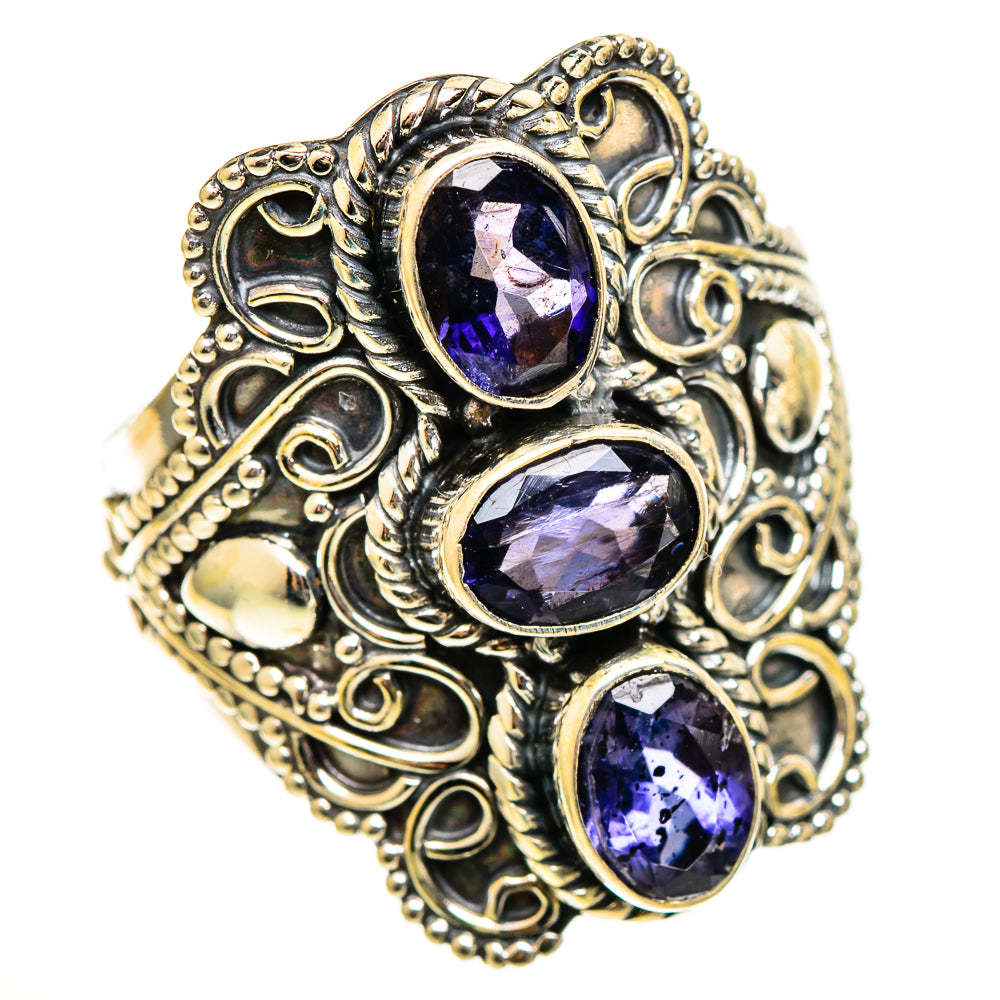 Violet Spinel Rings handcrafted by Ana Silver Co - RING111173 - Photo 2