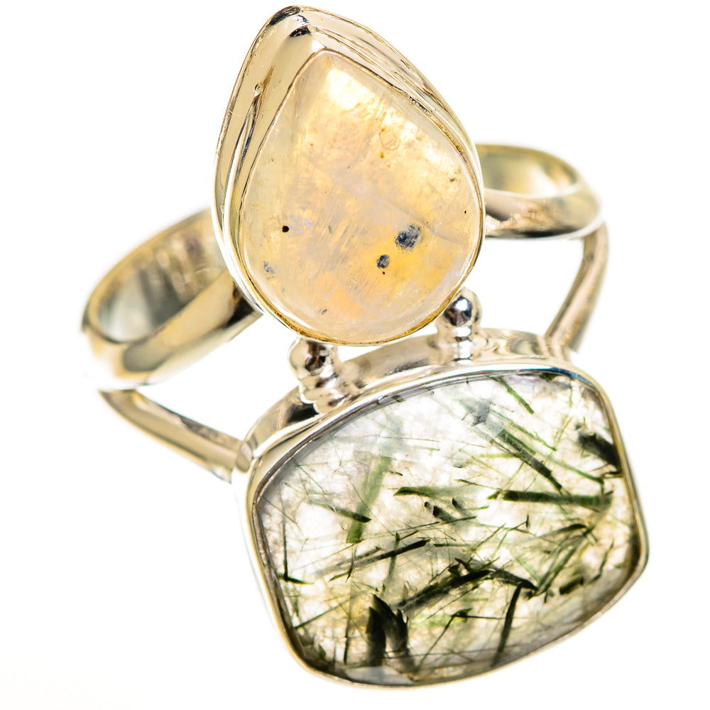 Tourmalinated Quartz Rings handcrafted by Ana Silver Co - RING111176 - Photo 2