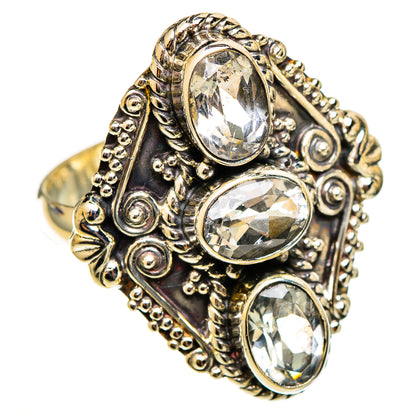 White Quartz Rings handcrafted by Ana Silver Co - RING111178 - Photo 2
