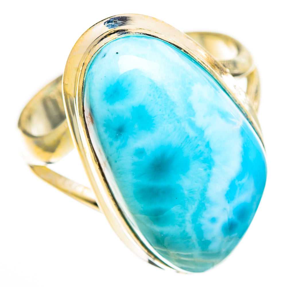 Larimar Rings handcrafted by Ana Silver Co - RING111188 - Photo 2