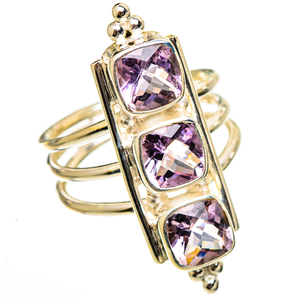 Kunzite Rings handcrafted by Ana Silver Co - RING111199 - Photo 2