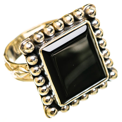 Black Onyx Rings handcrafted by Ana Silver Co - RING111200 - Photo 2