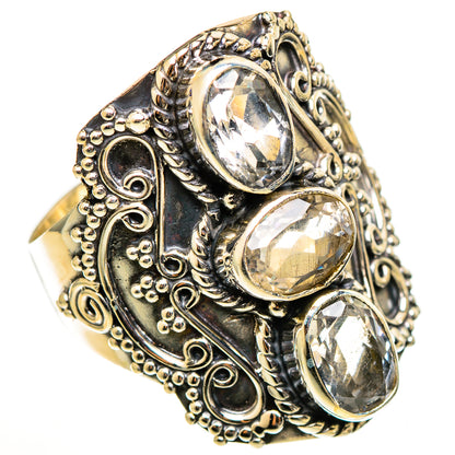 White Quartz Rings handcrafted by Ana Silver Co - RING111202 - Photo 2