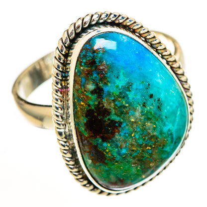 Chrysocolla Rings handcrafted by Ana Silver Co - RING111215 - Photo 2