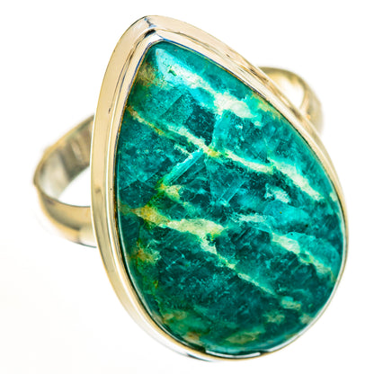 Amazonite Rings handcrafted by Ana Silver Co - RING111224 - Photo 2