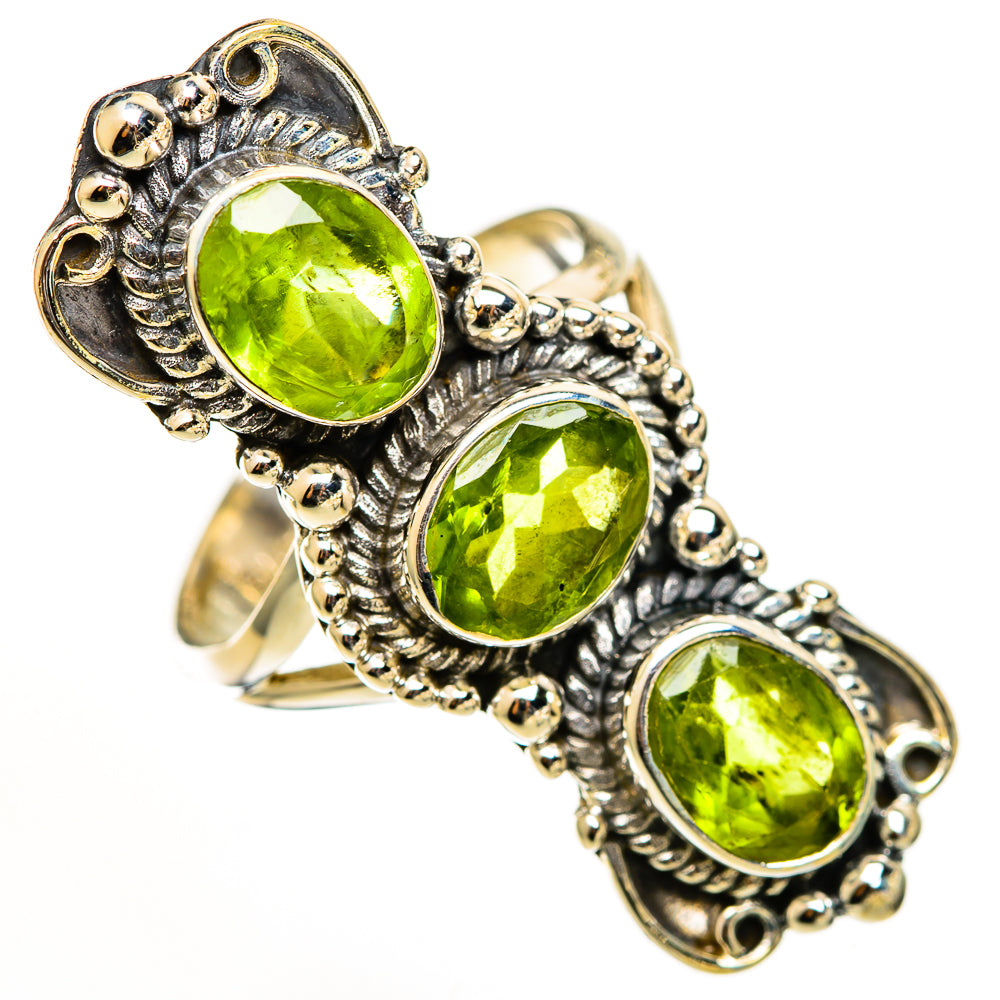 Peridot Rings handcrafted by Ana Silver Co - RING111226 - Photo 2