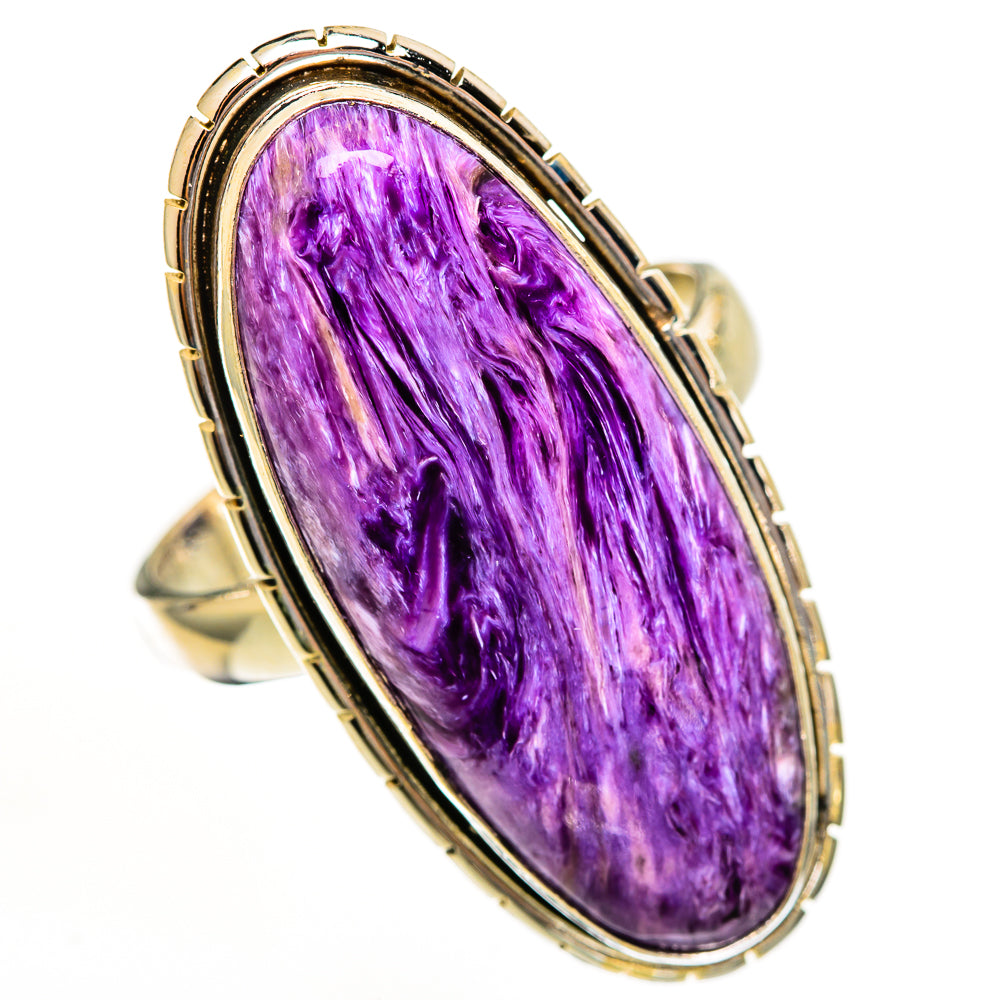 Charoite Rings handcrafted by Ana Silver Co - RING111243 - Photo 2