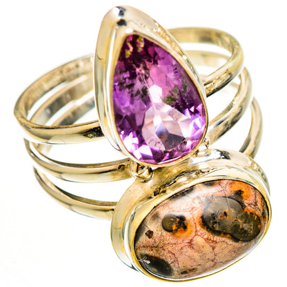 Leopard Skin Jasper Rings handcrafted by Ana Silver Co - RING111256 - Photo 2