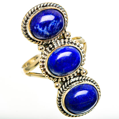Lapis Lazuli Rings handcrafted by Ana Silver Co - RING111263 - Photo 2