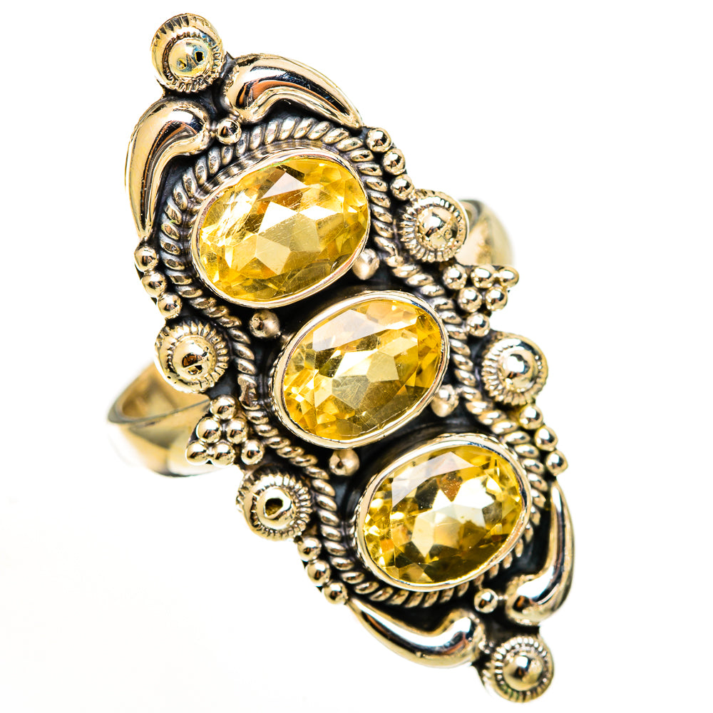 Citrine Rings handcrafted by Ana Silver Co - RING111283 - Photo 2