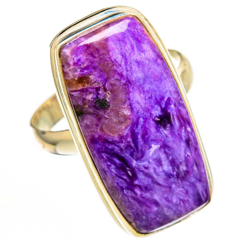 Charoite Rings handcrafted by Ana Silver Co - RING111285 - Photo 2