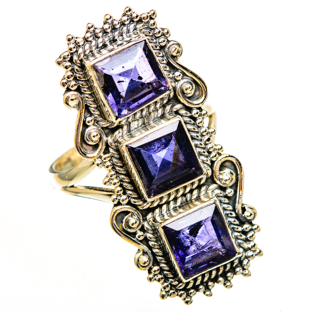 Violet Spinel Rings handcrafted by Ana Silver Co - RING111289 - Photo 2