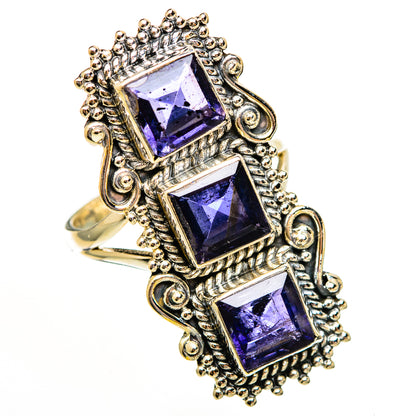 Violet Spinel Rings handcrafted by Ana Silver Co - RING111289 - Photo 2
