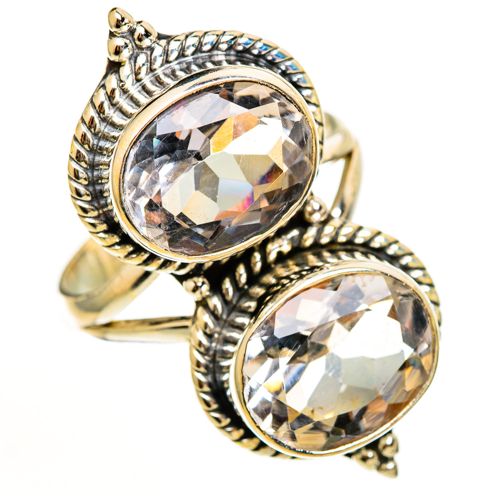 White Quartz Rings handcrafted by Ana Silver Co - RING111299 - Photo 2