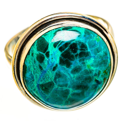 Chrysocolla Rings handcrafted by Ana Silver Co - RING111305 - Photo 2