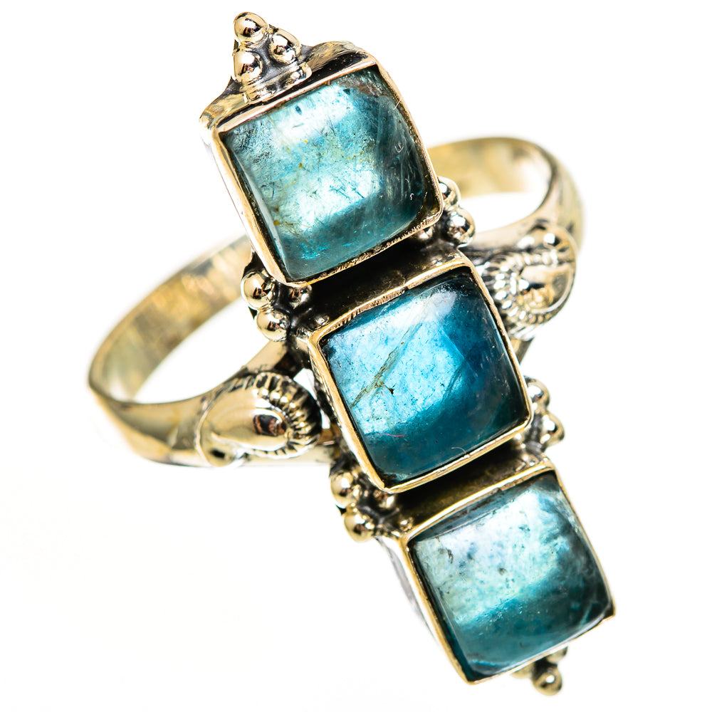 Green Fluorite Rings handcrafted by Ana Silver Co - RING111307 - Photo 2