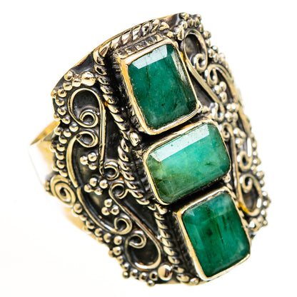 Emerald Rings handcrafted by Ana Silver Co - RING111323 - Photo 2