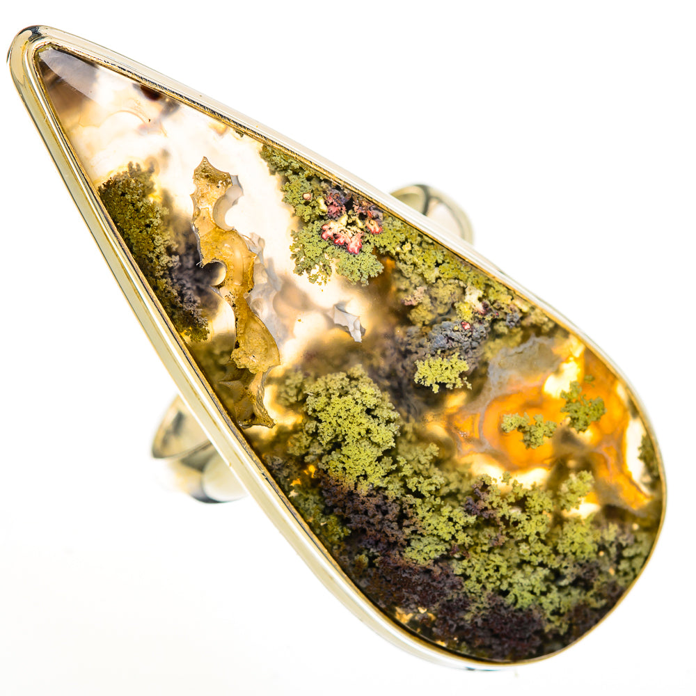 Plume Agate Rings handcrafted by Ana Silver Co - RING111324 - Photo 2