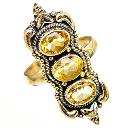 Citrine Rings handcrafted by Ana Silver Co - RING111331 - Photo 2