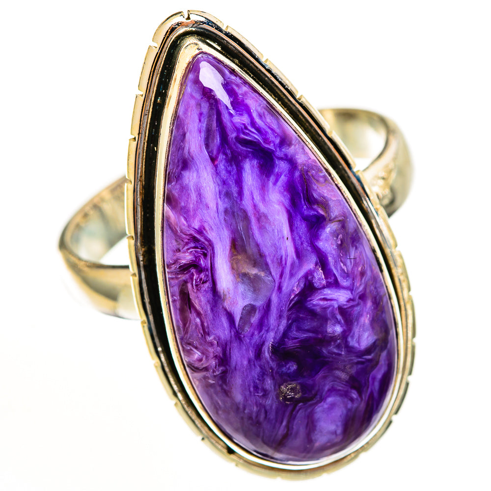 Charoite Rings handcrafted by Ana Silver Co - RING111334 - Photo 2