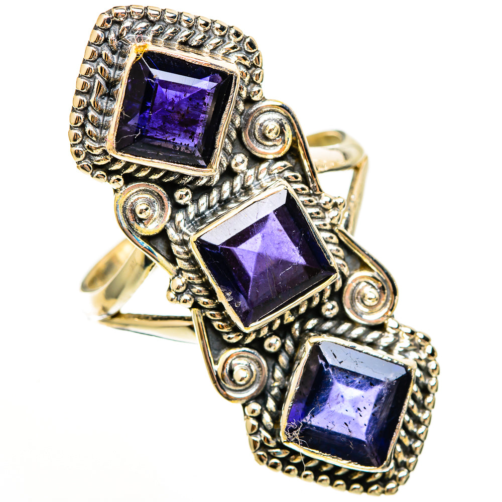 Violet Spinel Rings handcrafted by Ana Silver Co - RING111337 - Photo 2