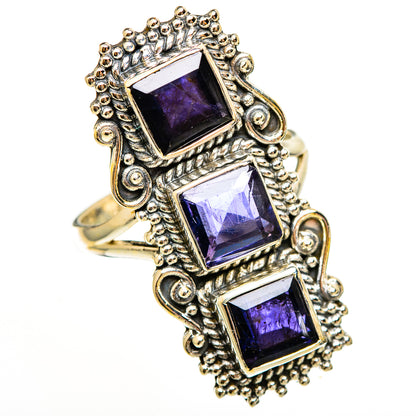Violet Spinel Rings handcrafted by Ana Silver Co - RING111339 - Photo 2