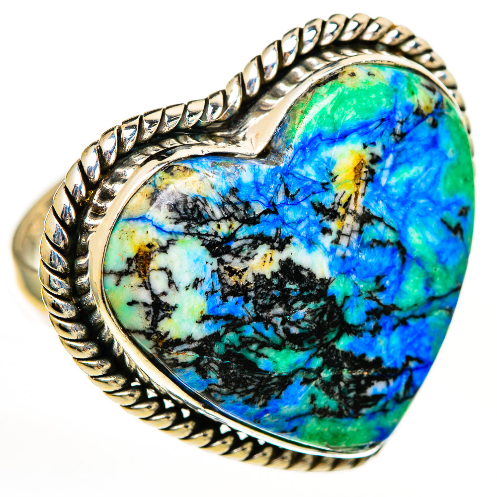 Azurite Rings handcrafted by Ana Silver Co - RING111655 - Photo 2