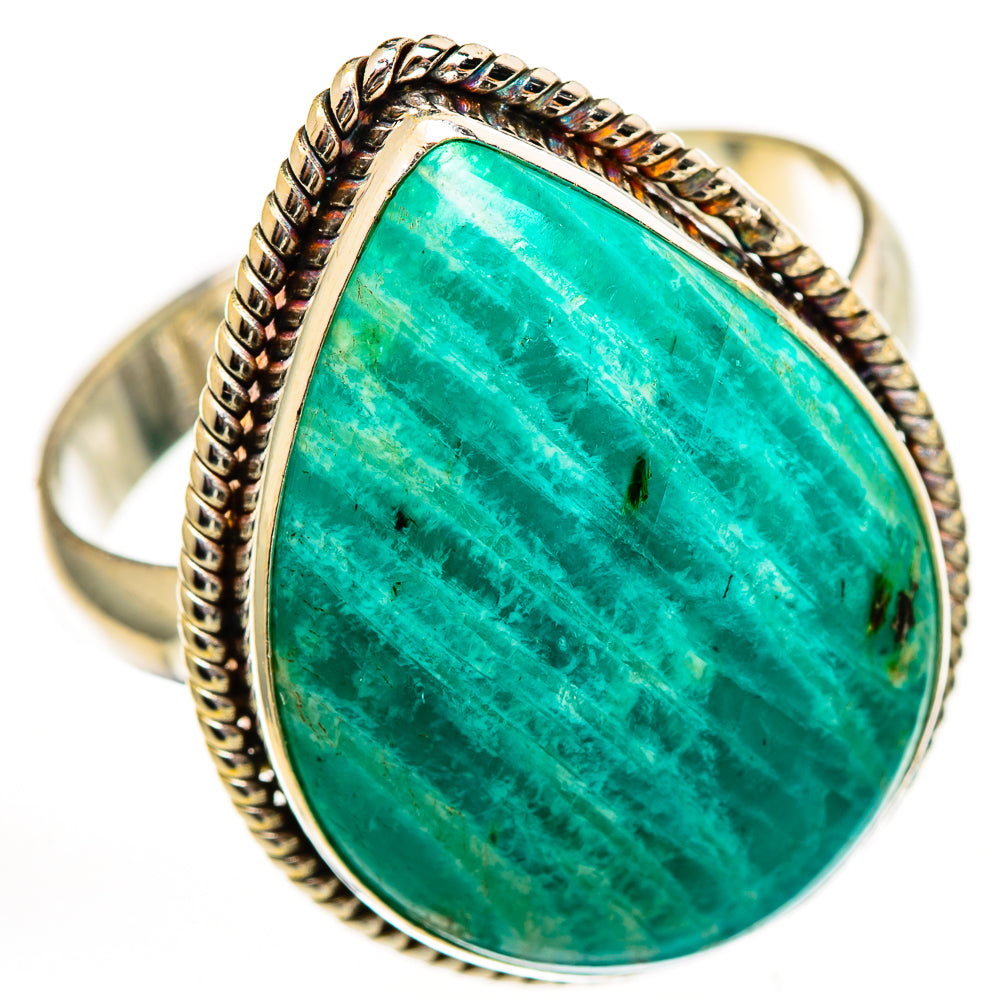 Amazonite Rings handcrafted by Ana Silver Co - RING111657 - Photo 2