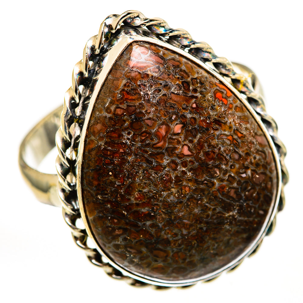 Dinosaur Bone Rings handcrafted by Ana Silver Co - RING111663 - Photo 2