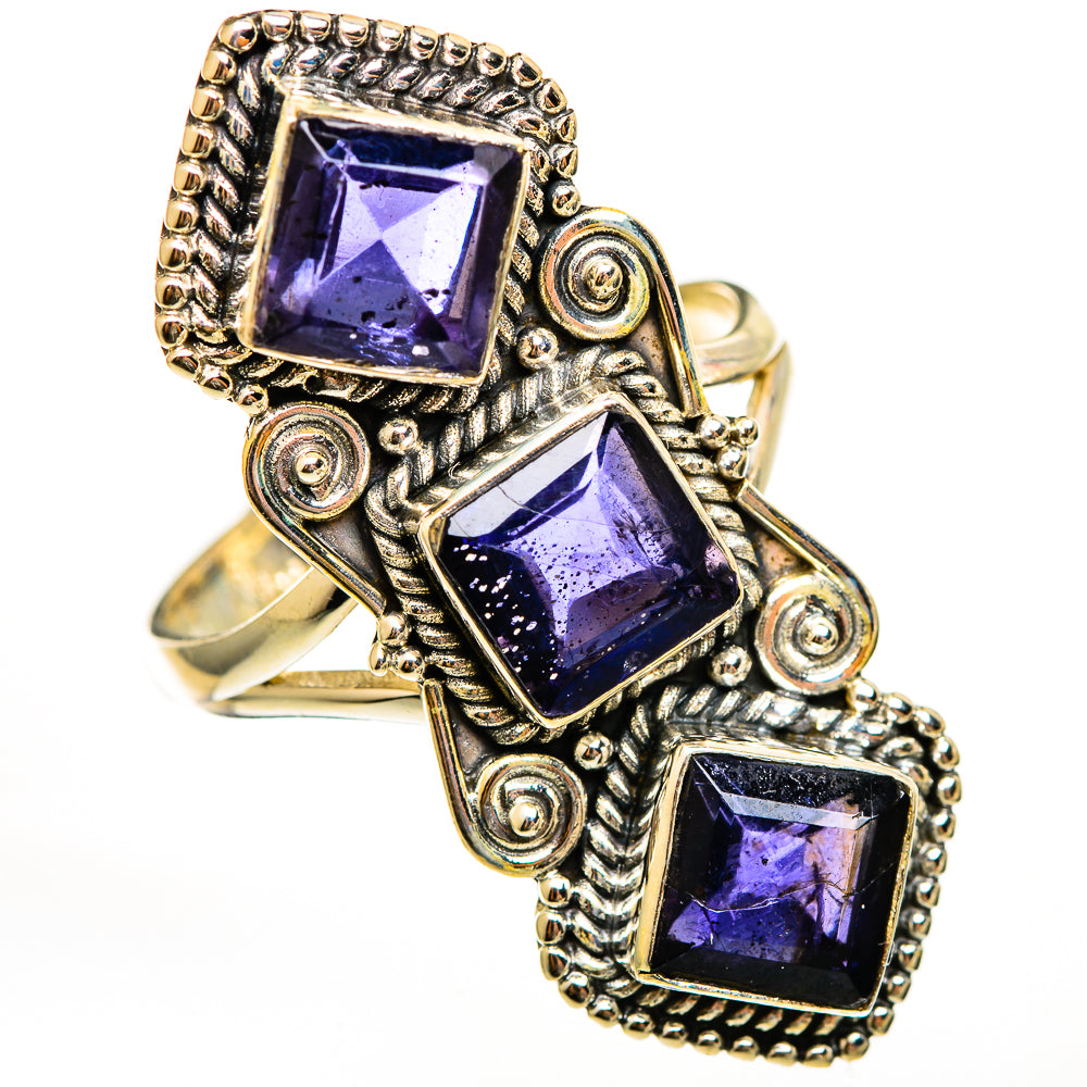 Violet Spinel Rings handcrafted by Ana Silver Co - RING111679 - Photo 2