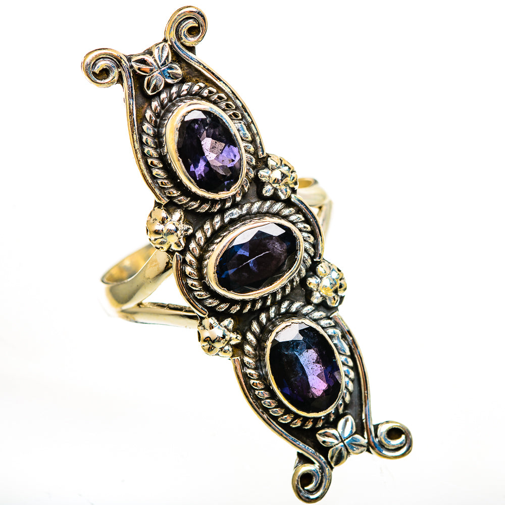 Violet Spinel Rings handcrafted by Ana Silver Co - RING111681 - Photo 2