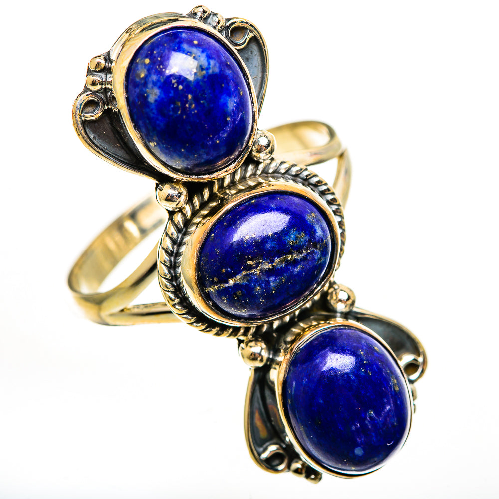 Lapis Lazuli Rings handcrafted by Ana Silver Co - RING111696 - Photo 2