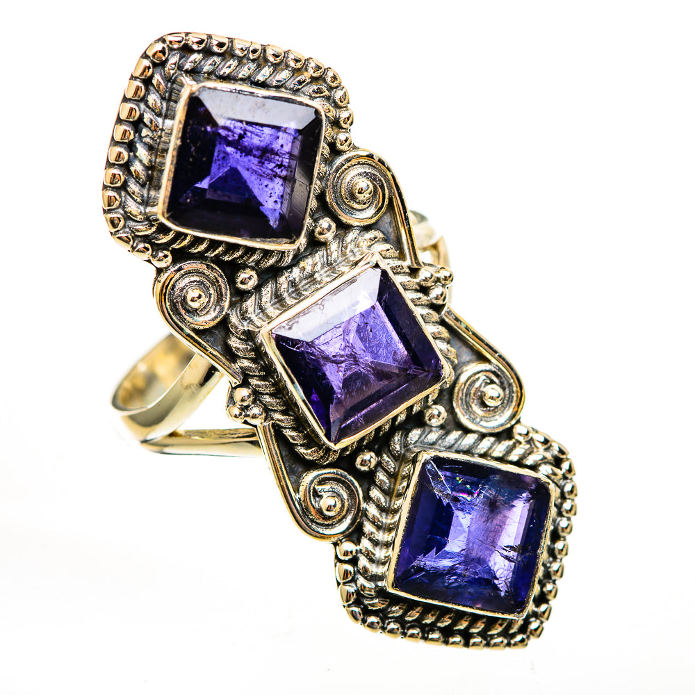 Violet Spinel Rings handcrafted by Ana Silver Co - RING111712 - Photo 2