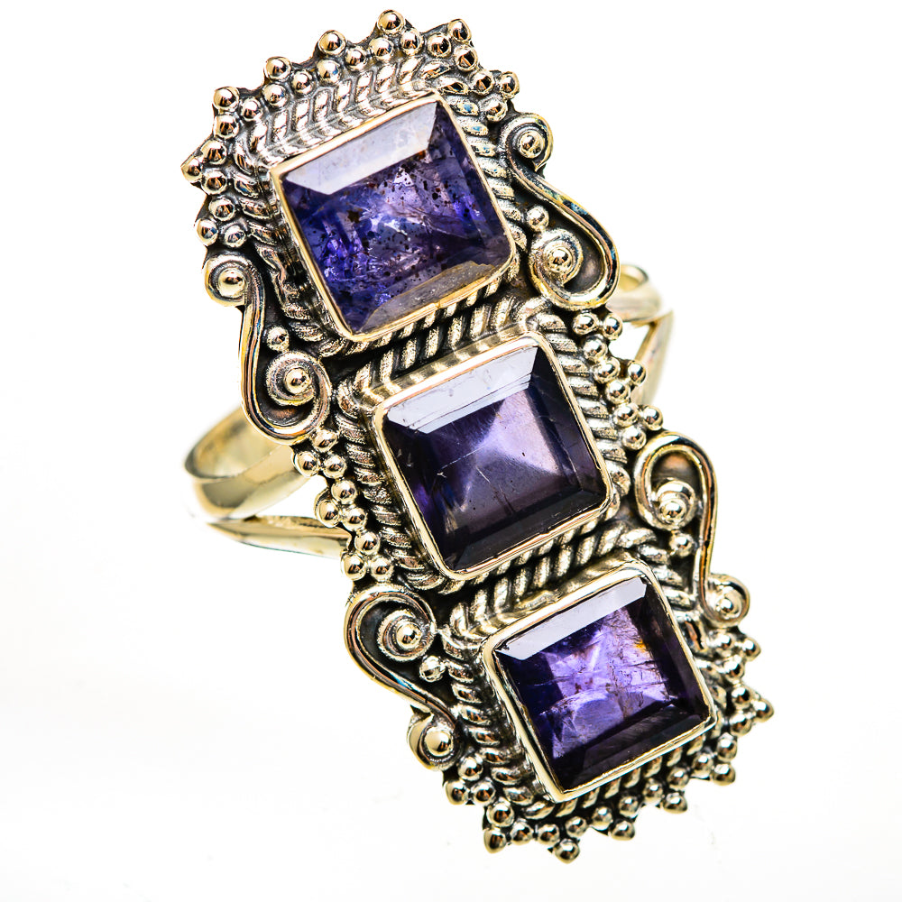 Violet Spinel Rings handcrafted by Ana Silver Co - RING111714 - Photo 2