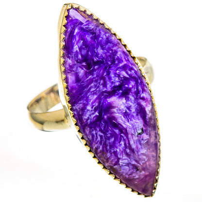 Charoite Rings handcrafted by Ana Silver Co - RING111717 - Photo 2